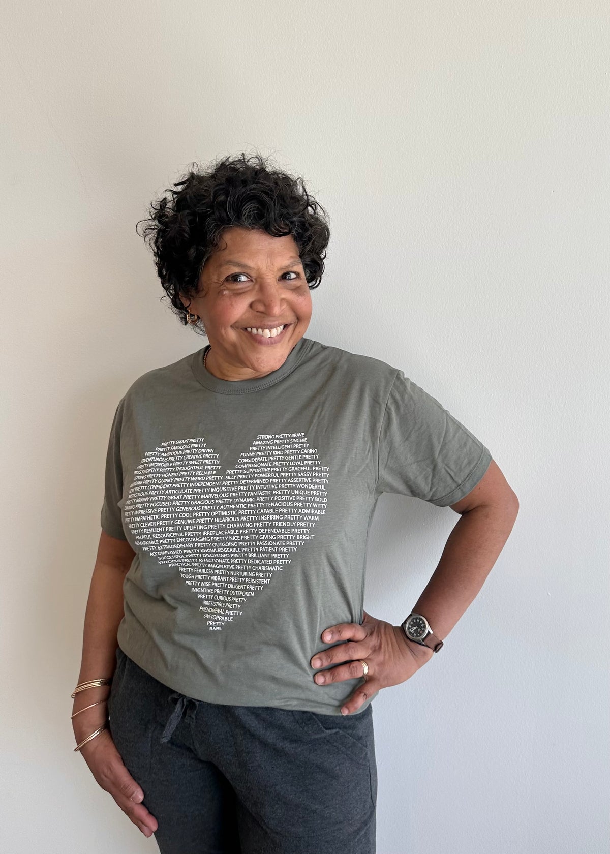 Pretty Project T-Shirt  -Sage Green
