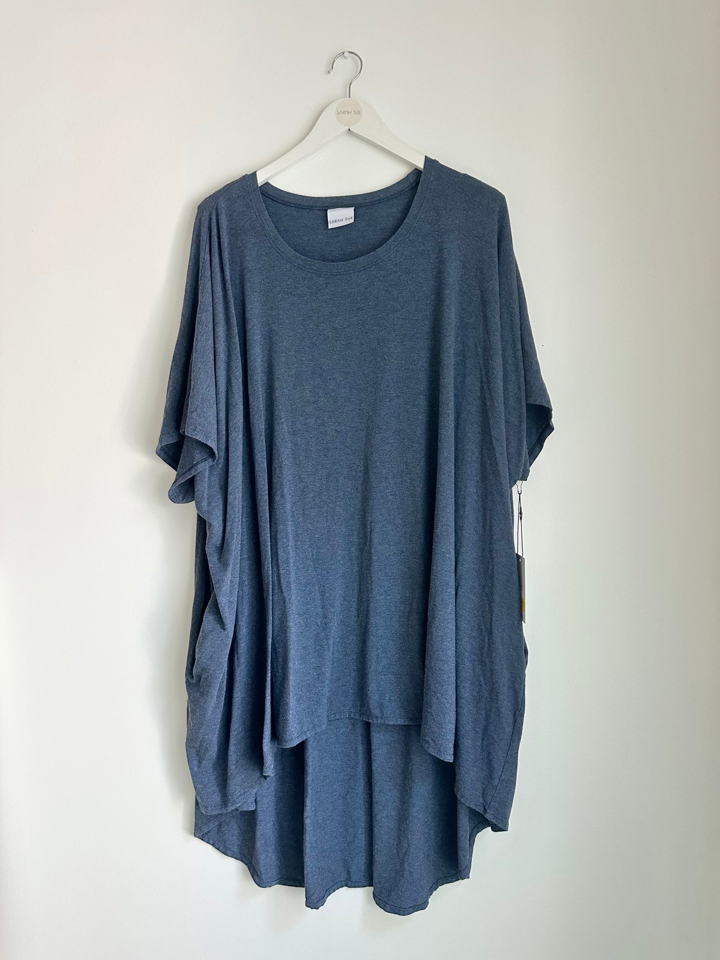 PreLoved -Lizzy Long Tunic Top -Denim