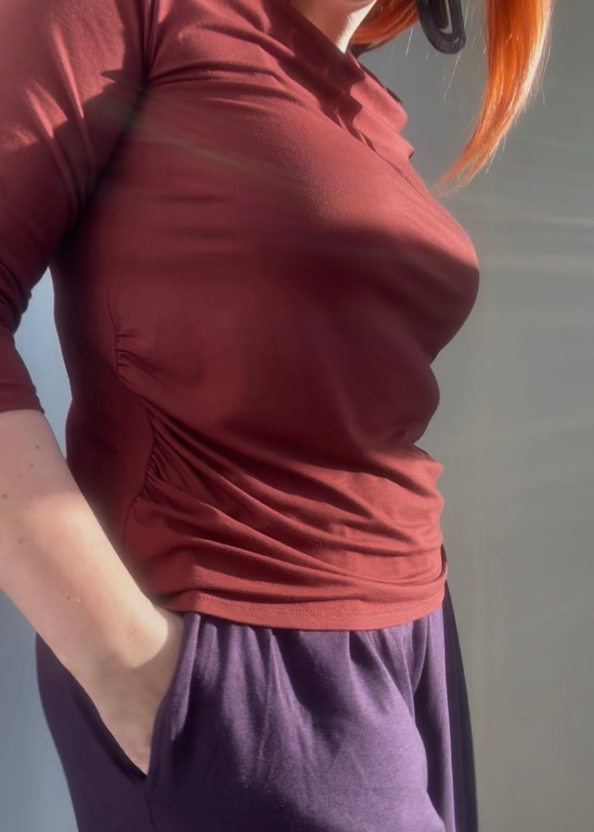 Candace Cowl Neck Top