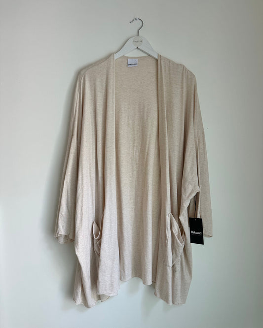 PreLoved -Kelly Boxy Cardigan -Cream -B & D