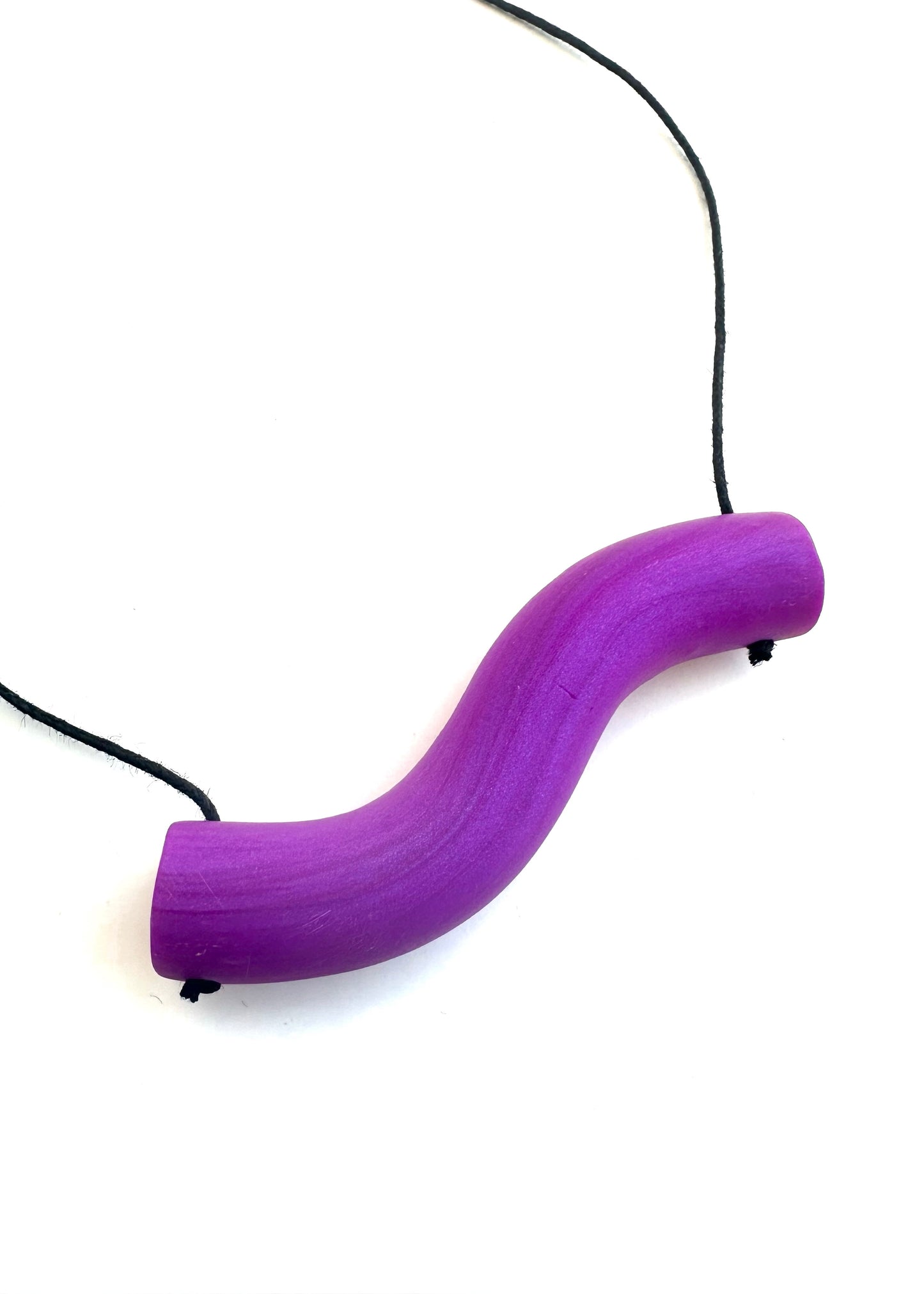 Bare-No-Tools -Swoop Necklace -Bright Purple