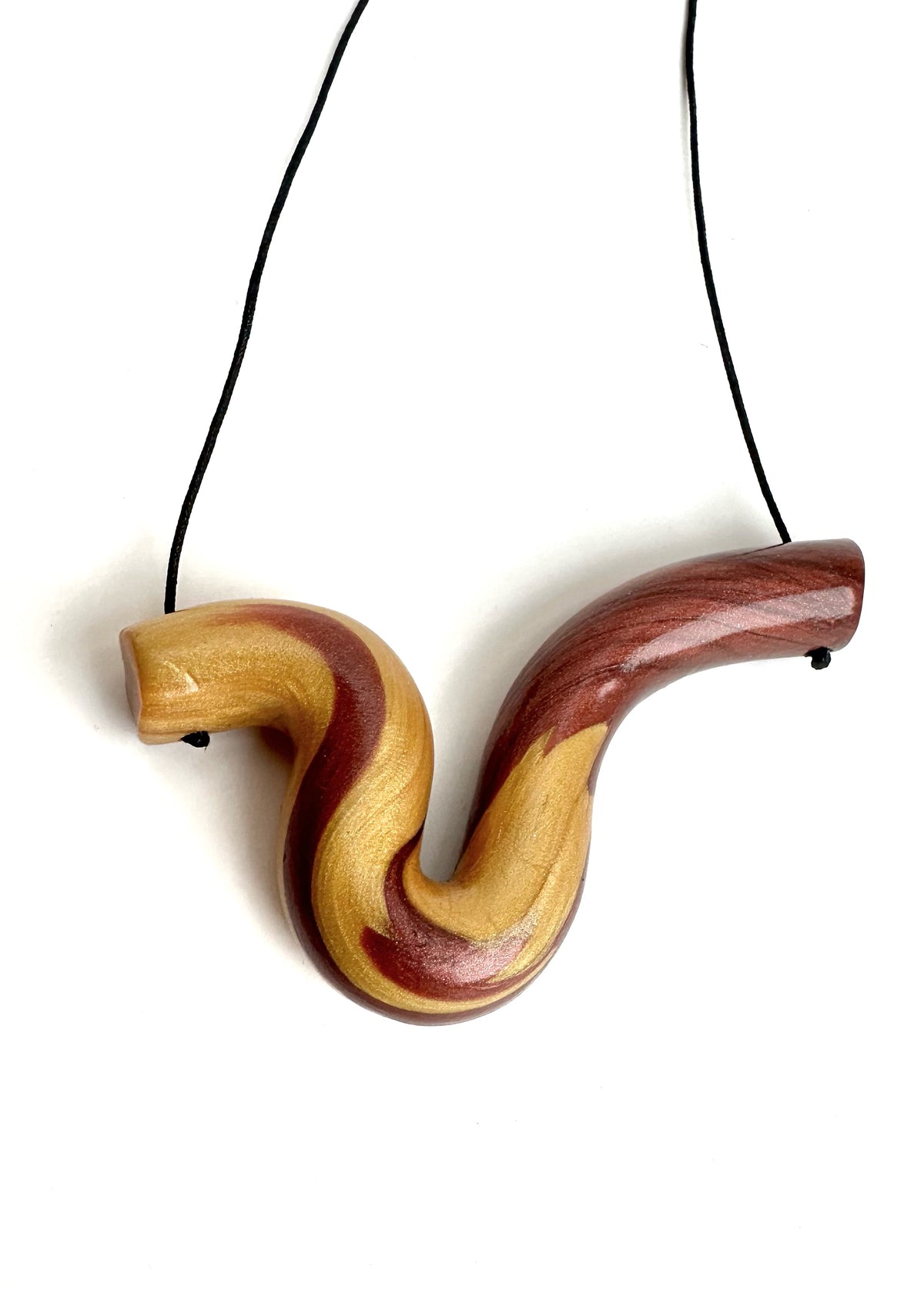 Bare-No-Tools -Swish Necklace -Auburn & Gold