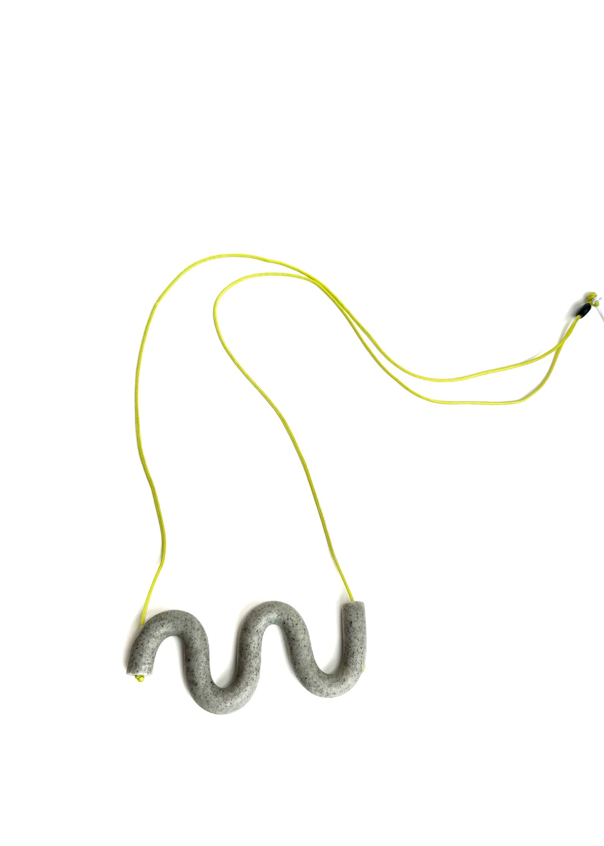 Bare-No-Tools -Wave Necklace -Grey Fleck