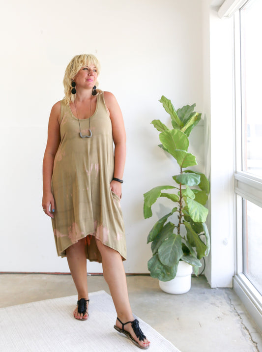 Dyed JoAnne Long Tank Dress