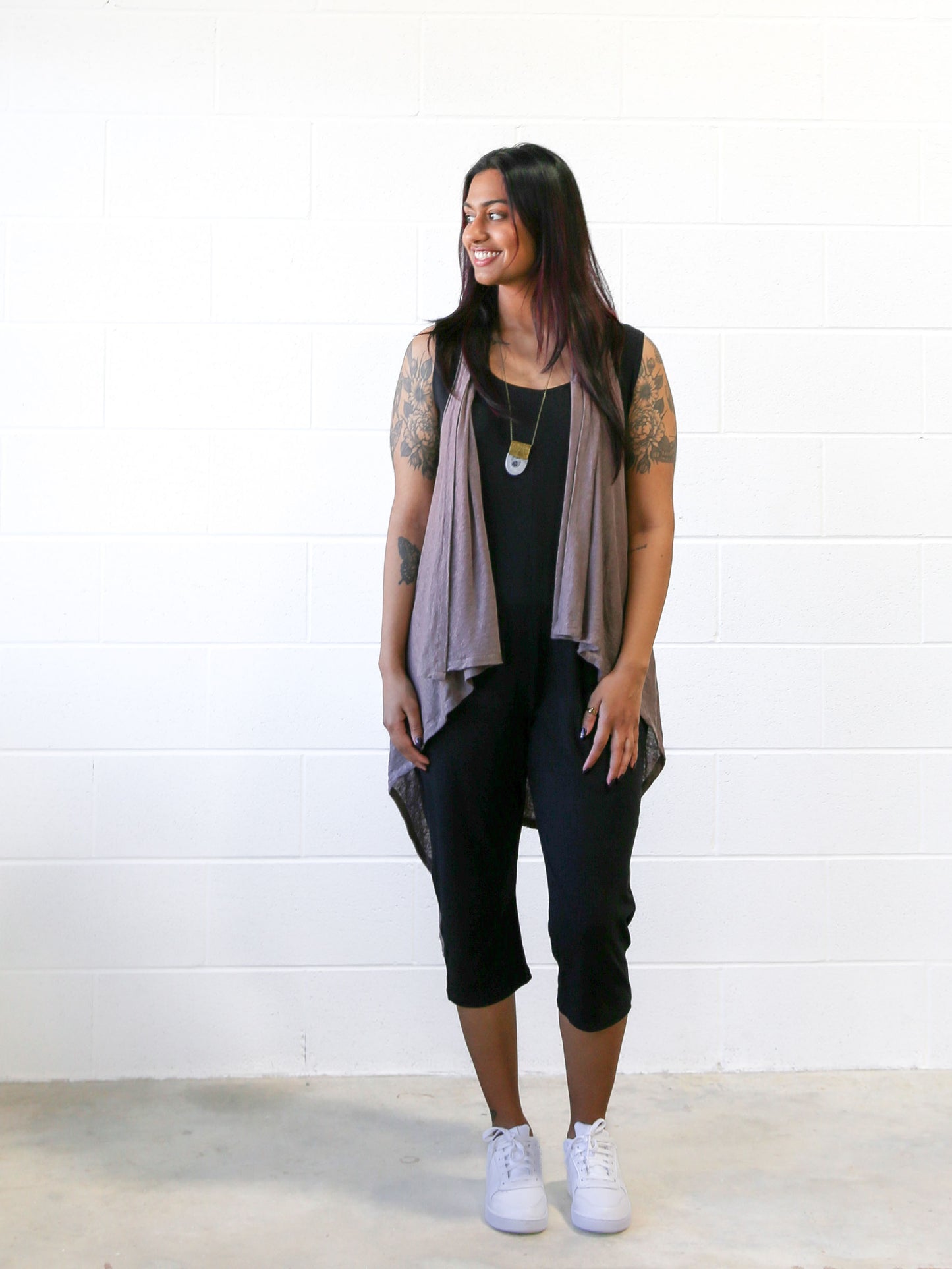 Kim Capri Jumpsuit -Black