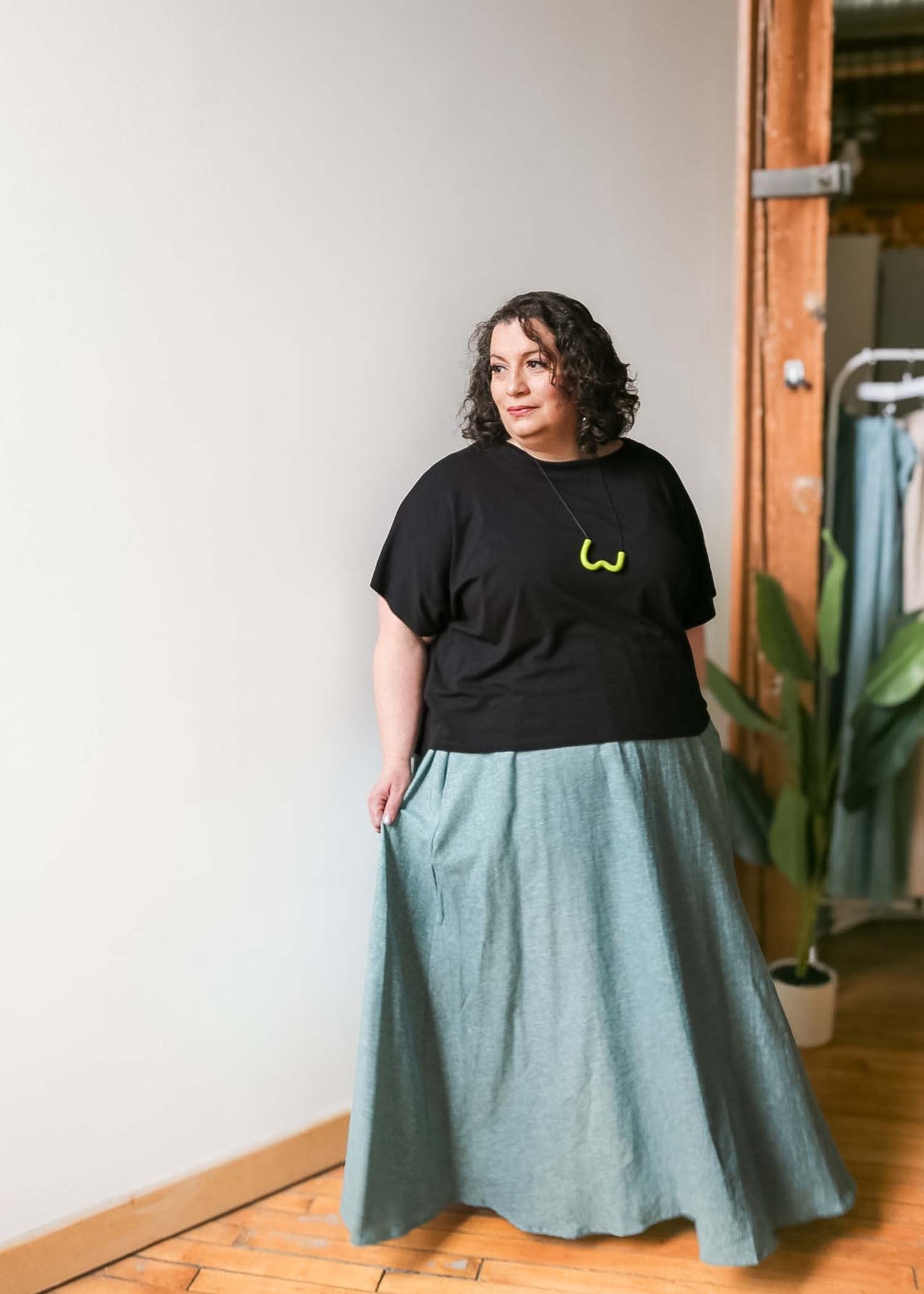 Lesley Long Skirt -Hemp -Pacifica or Sand