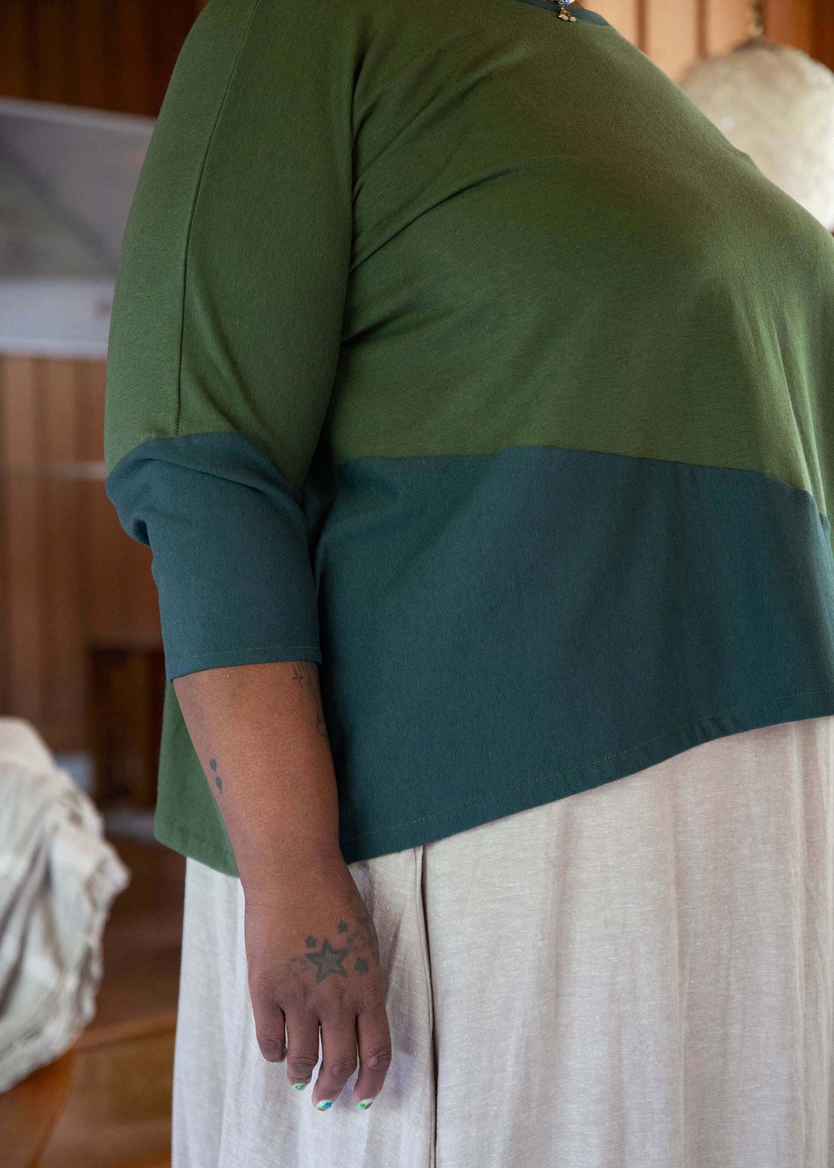 Elise Boxy Sweater -Zero Waste