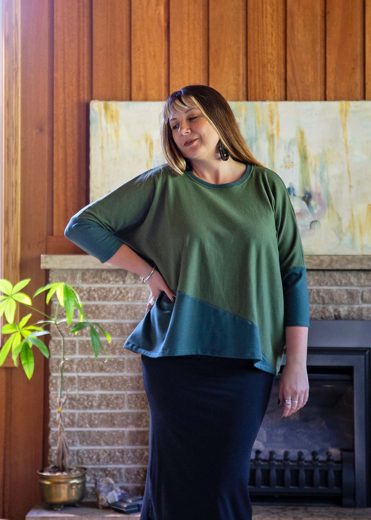Elise Boxy Sweater -Zero Waste
