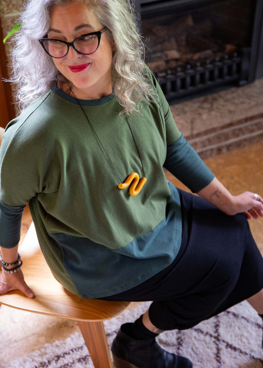 Elise Boxy Sweater -Zero Waste
