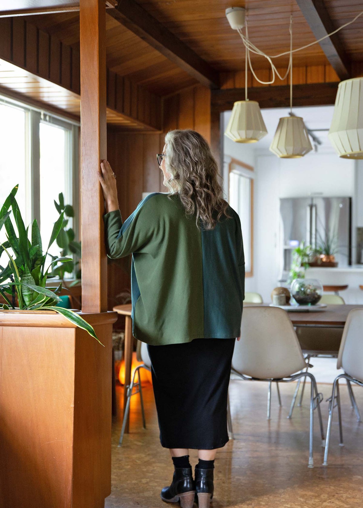 Elise Boxy Sweater -Split -Zero Waste