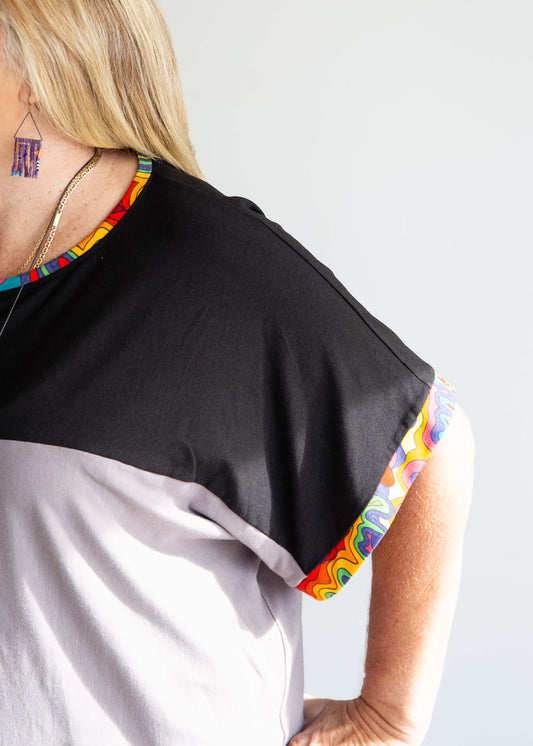 Janice Colour Blocked Top