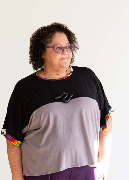 Janice Colour Blocked Top