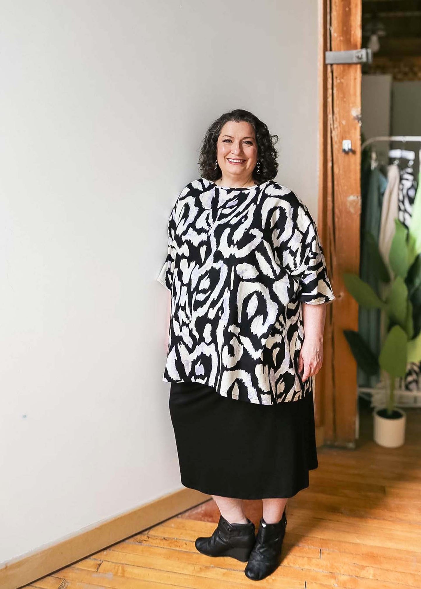Sandy Tunic -Linen Blend -Print