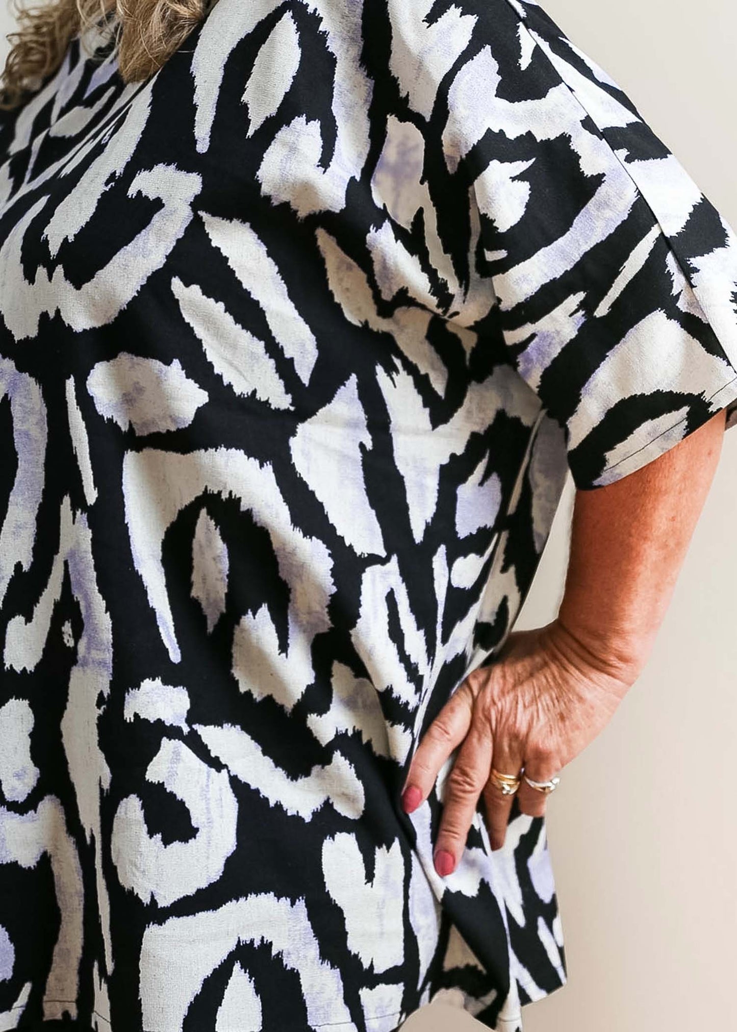 Sandy Tunic -Linen Blend -Print