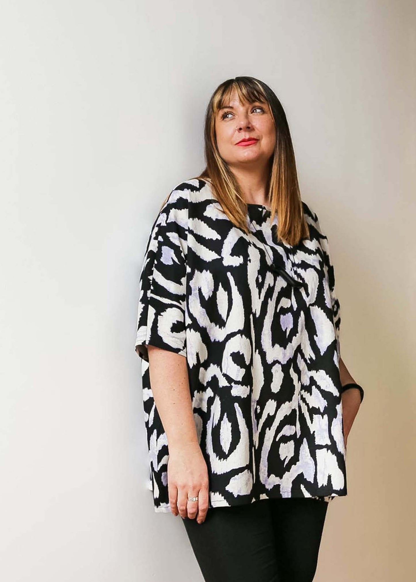 Sandy Tunic -Linen Blend -Print
