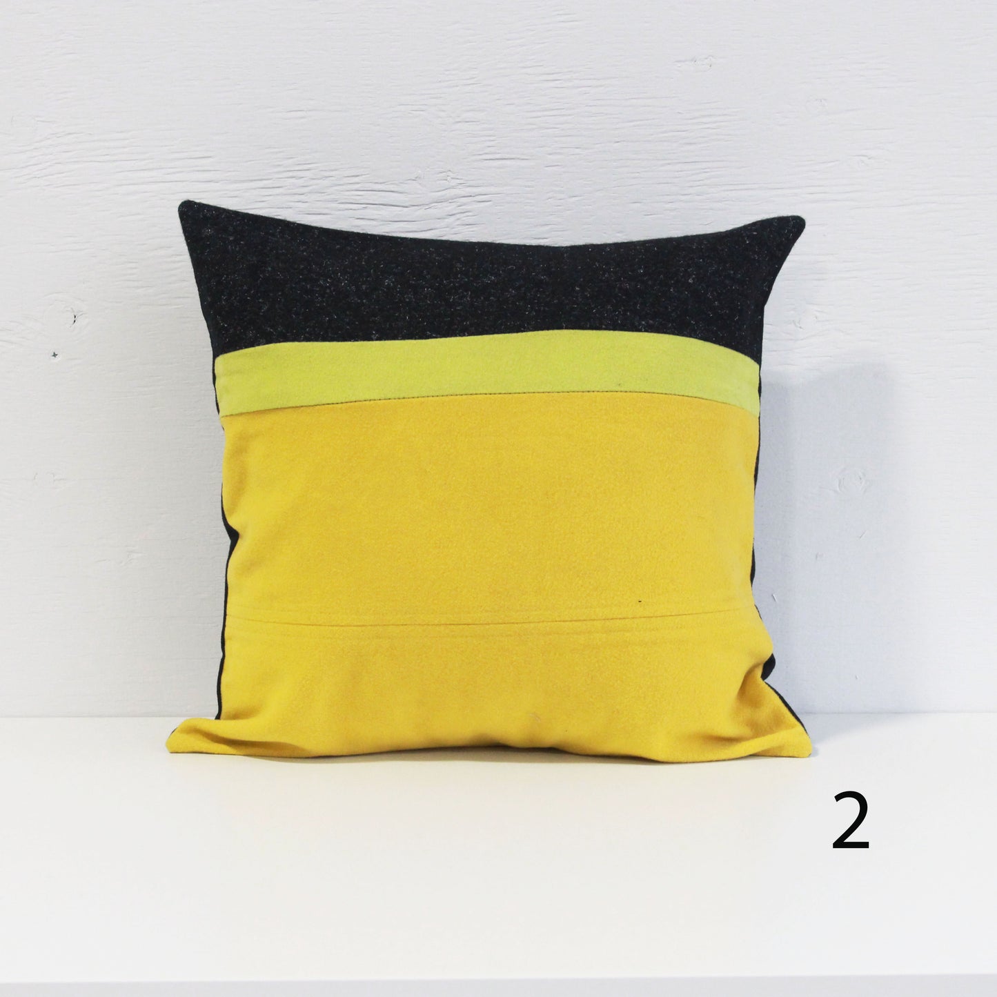 Upcycled Pillow Covers -Yellows