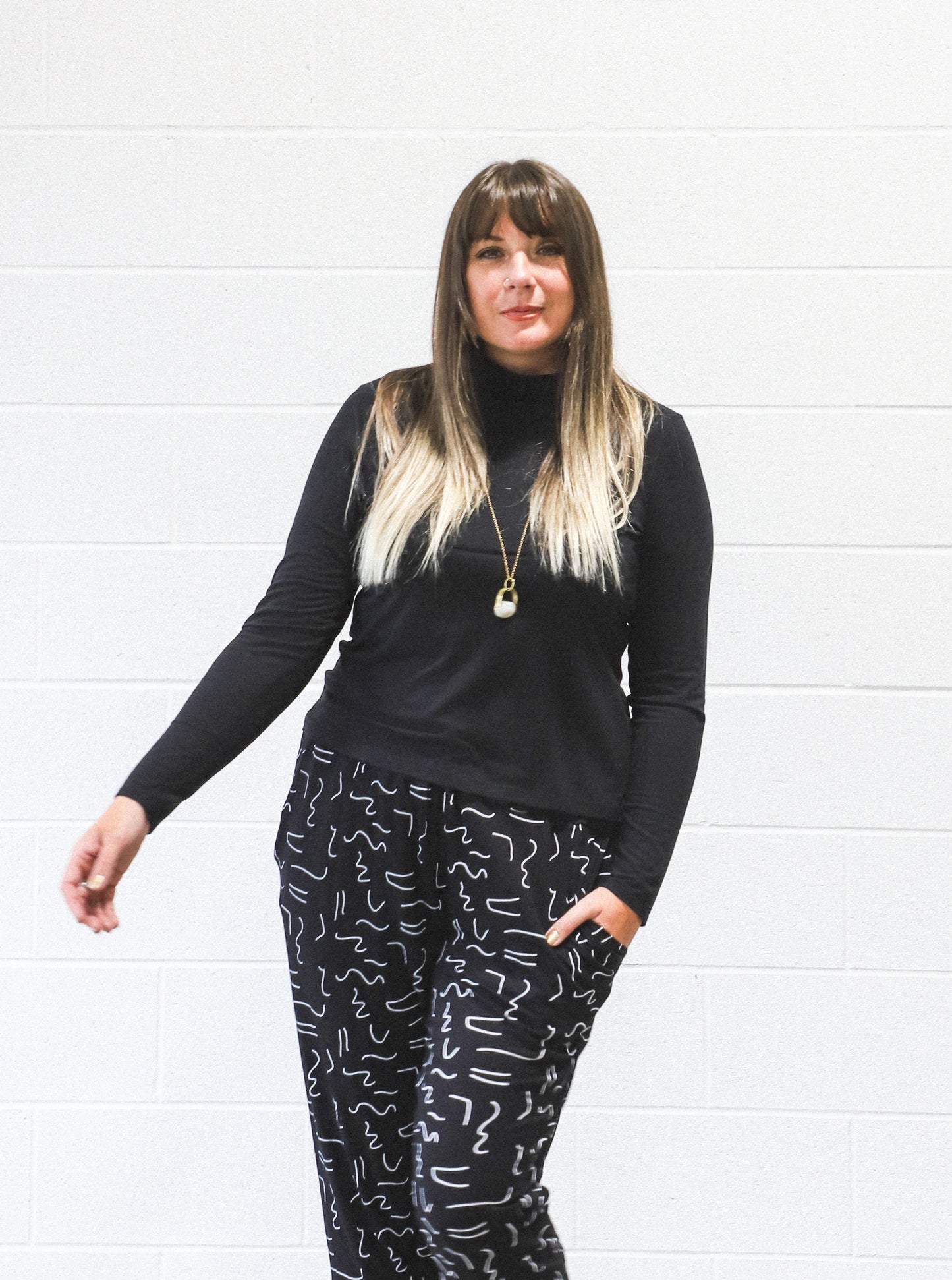 Nedra Turtleneck -Black