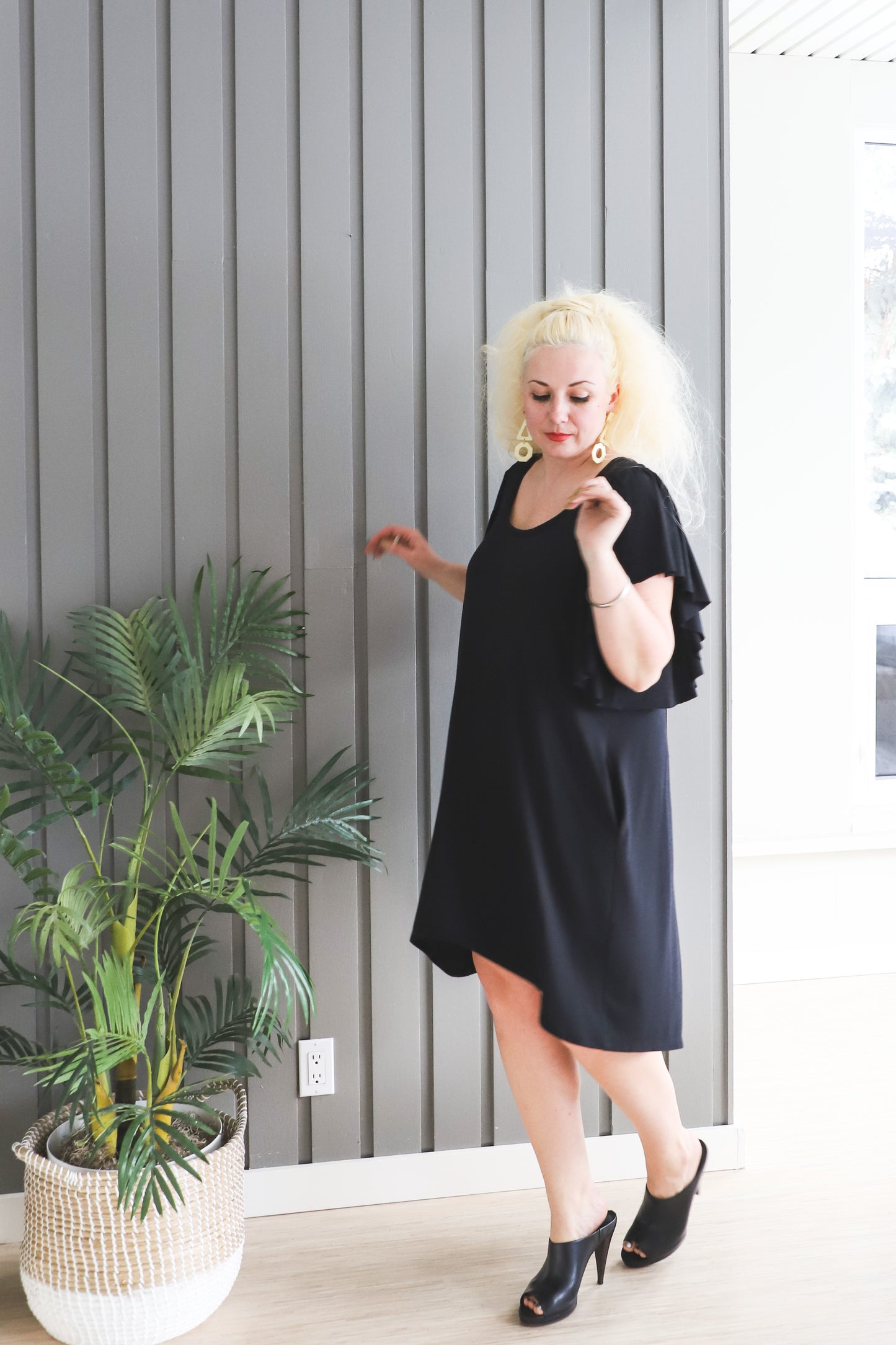 Rosie Ruffle Sleeve Dress