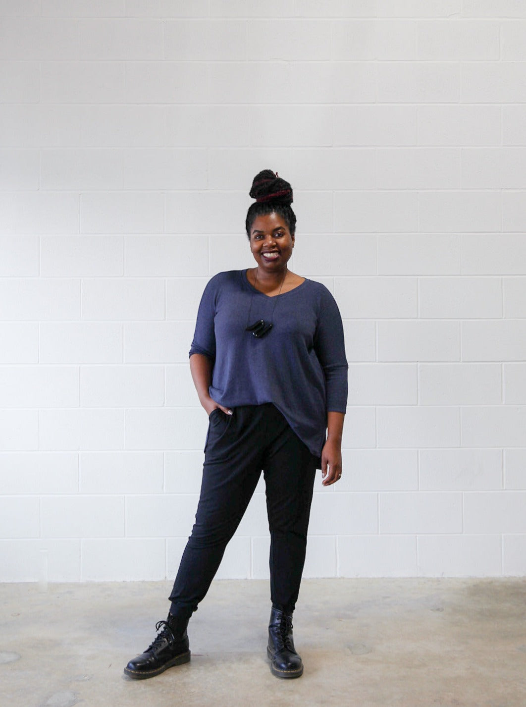 Amanda V-Neck Boxy Sweater