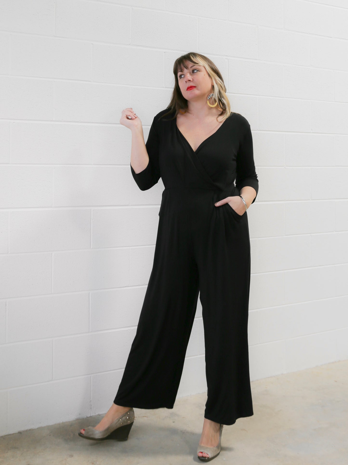 Christine V-Neck Jumpsuit