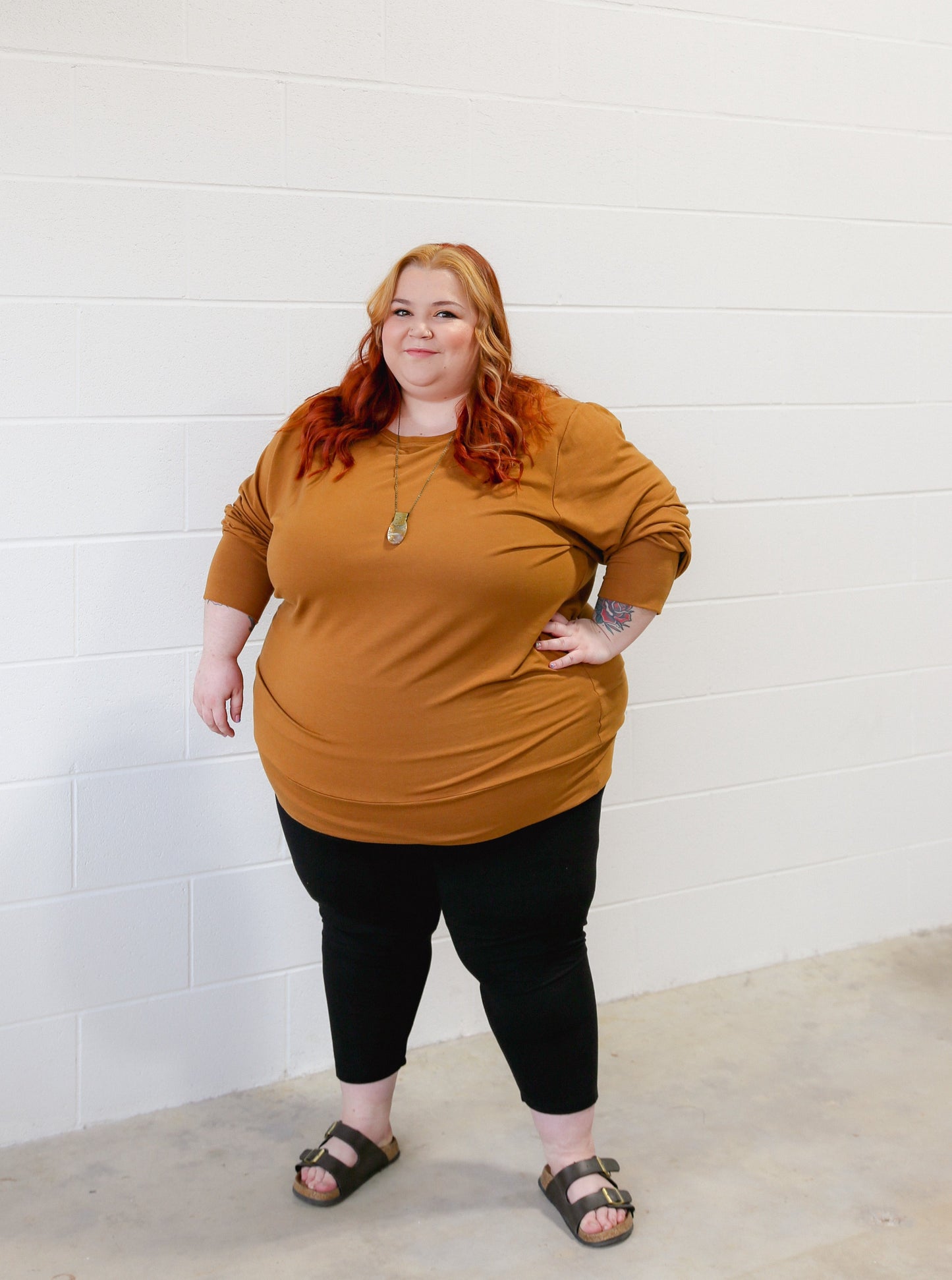 Melissa Long Sweater -3X, 4X, 5X