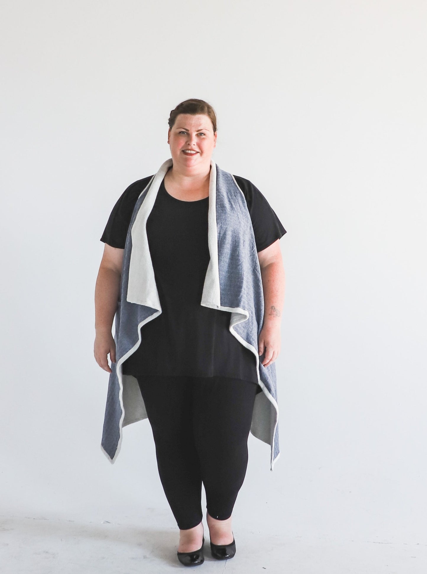 Herringbone Blanket Vest