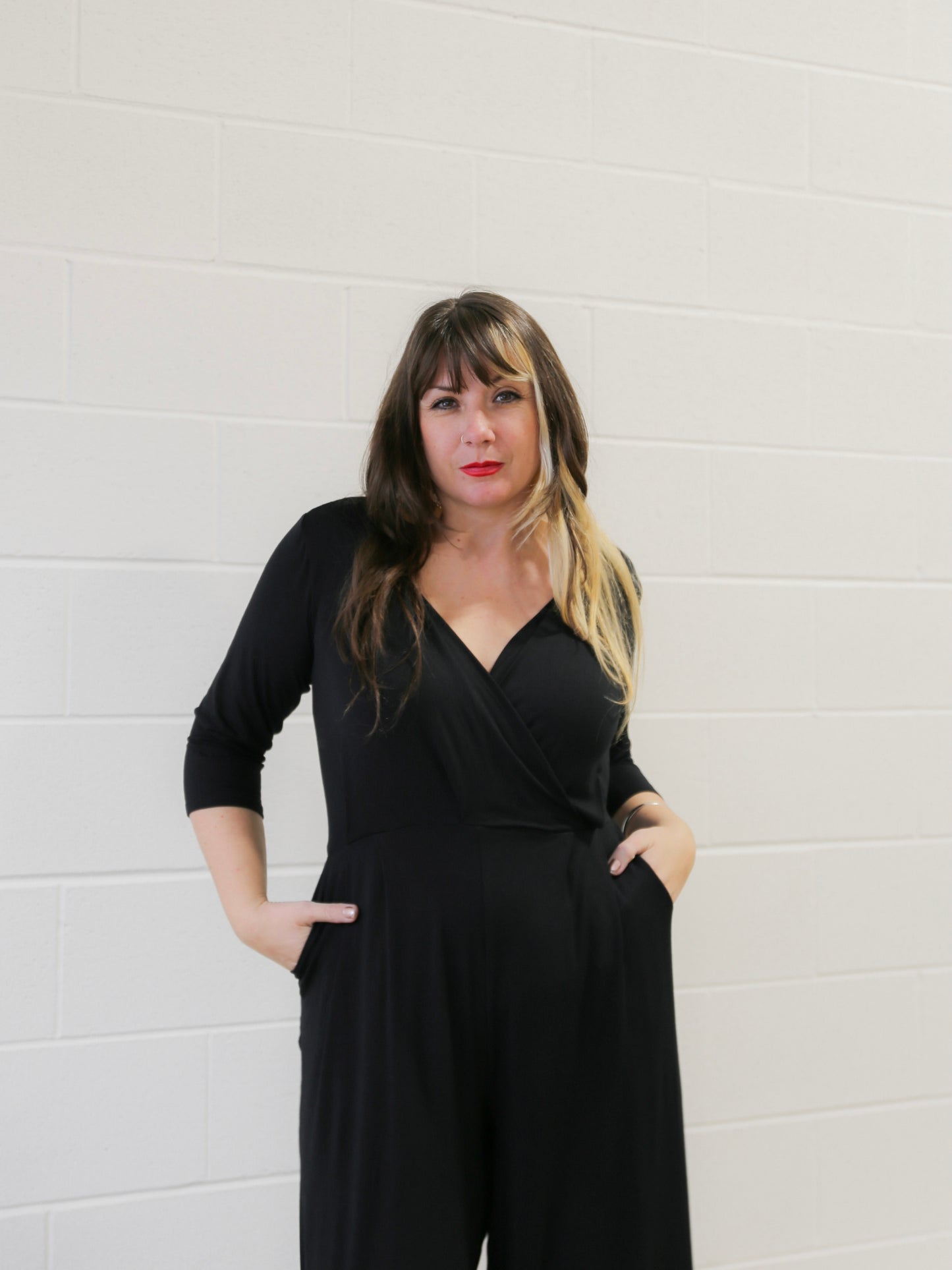 Christine V-Neck Jumpsuit