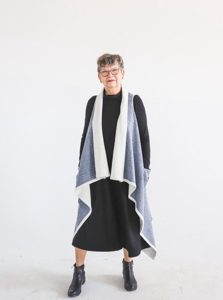 Herringbone Blanket Vest